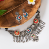 Oxidised Fusion Necklace Set