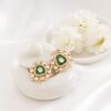 Reen Green Polki Earrings