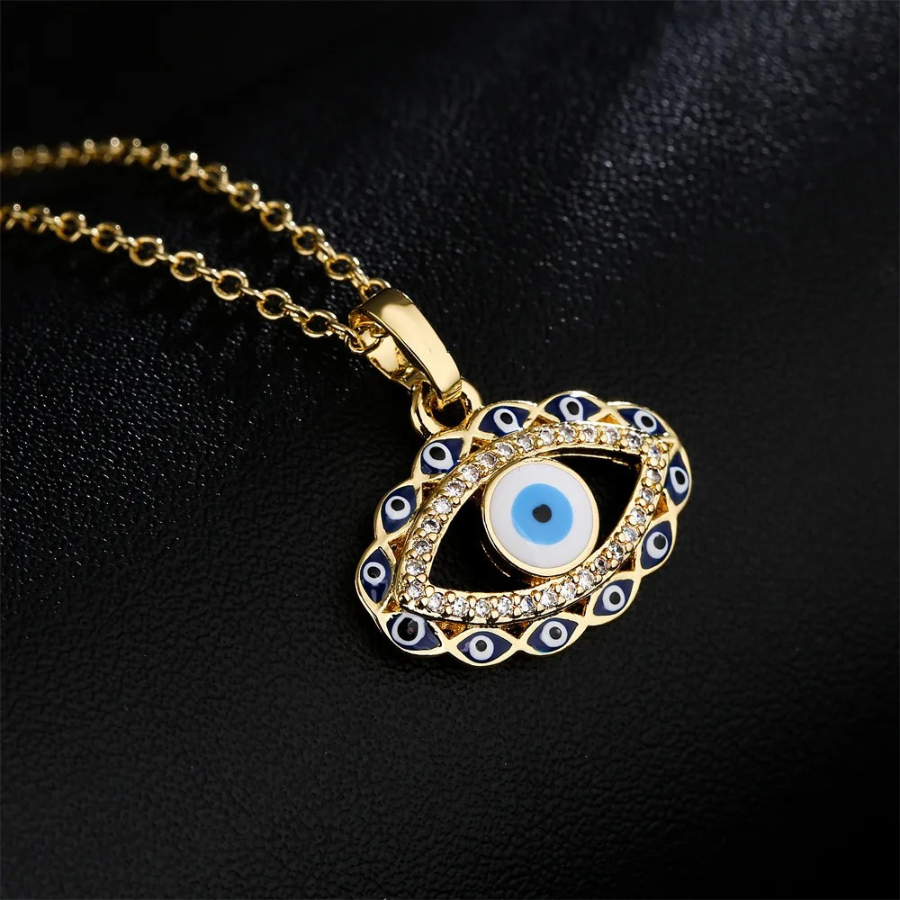 Evil Eye Pendant With Chain