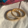 Gold Polish Single Line Kundan Kada