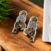 Dual Tone Multicolor Parrot Earring