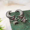 Crescent Cow Motif Earring