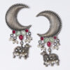 Crescent Cow Motif Earring