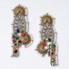 Dual Tone Multicolor Parrot Earring