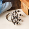 Oxidised Spiked Banjara Ring