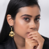 Ginkgo Statement Dangle Earring