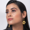 Ginkgo Statement Dangle Earring