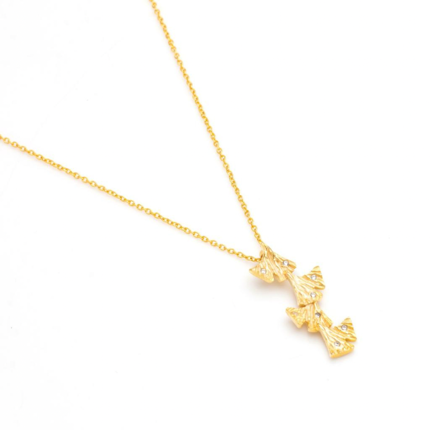 Ginkgo Pendant Neck Chain