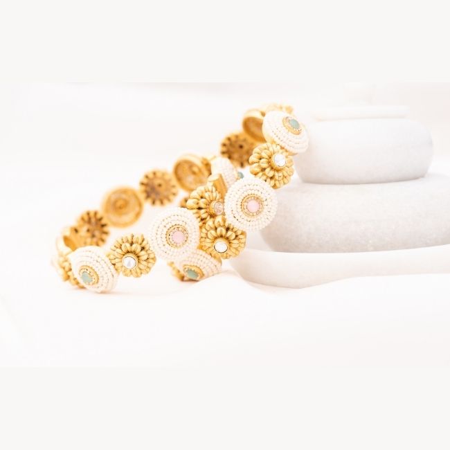 Pasheen Pearl Bangle- Pair of 2