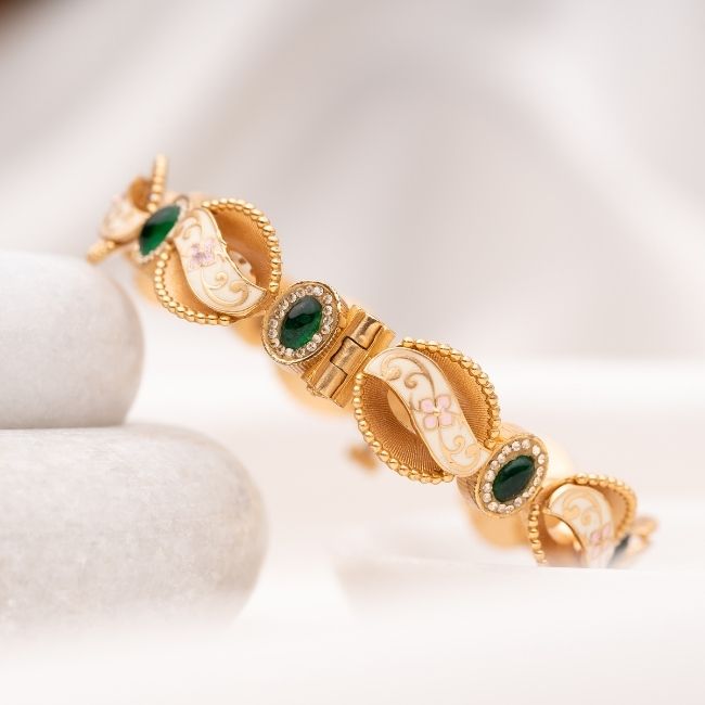 Raha Meenakari Bangle- Pair of 2