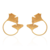 Ginkgo Double Leaf Earring