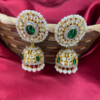 Pearl Kundan Jhumka