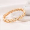 Diya Moissanite Bangle- Pair of 2