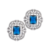 Trendy Vintage Square American Diamond Earring