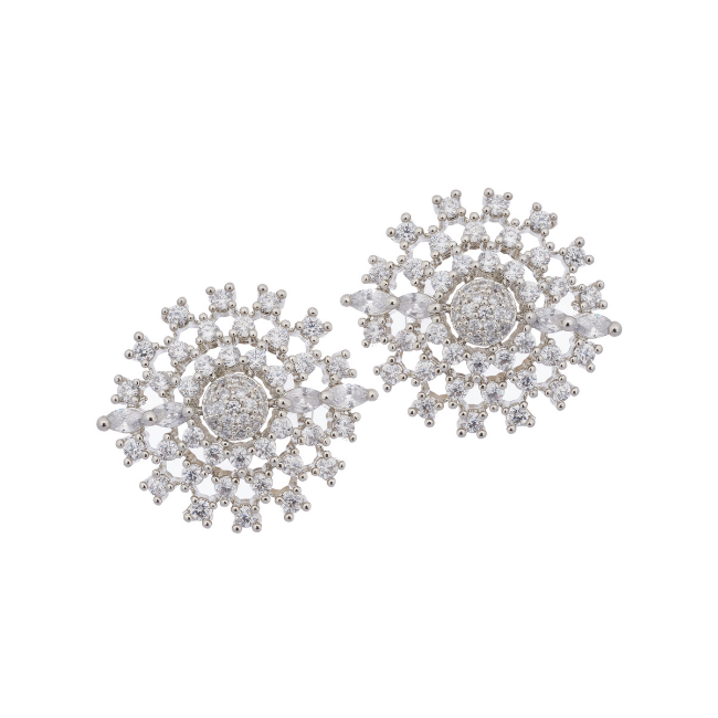 Classic American Diamond Stud Earring