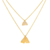 Ginkgo Double Layer Neck chain