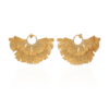 Ginkgo Statement Stud Earring