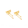 Ginkgo Leaf Stud Earring