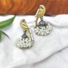 Dual Tone Parrot Pearly Earring