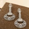 Long Earrings with American Diamond