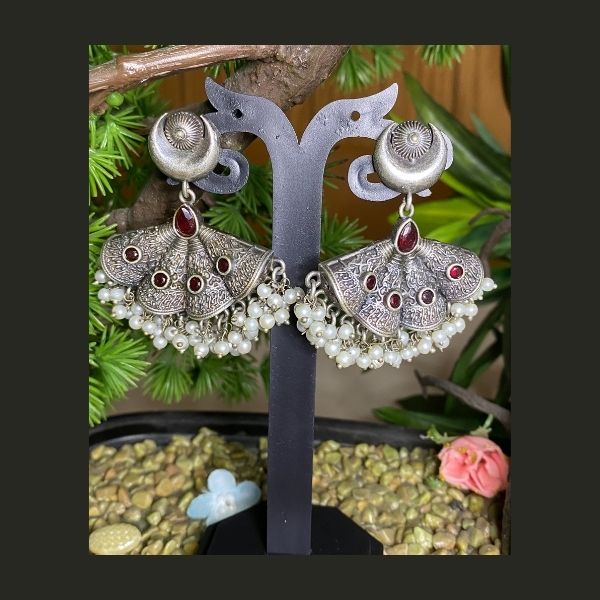 Premium silver look alike earrings