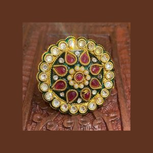 Antique Floral Colourful Ring