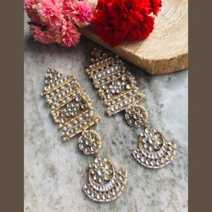 kundan kaanphool earring