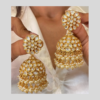 Classic Jhumka Earring In Jadau kundan