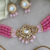 Baby Pink Kundan Choker Set