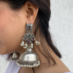 Silver Handmade Jhumka