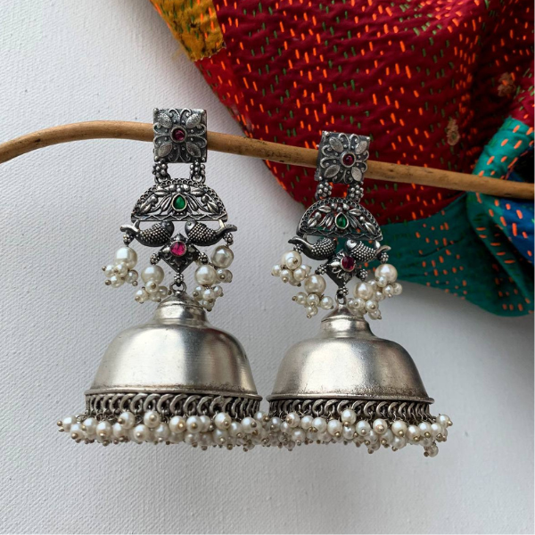 Silver Handmade Jhumka