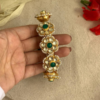 Gold Plated Green Paachi Kundan Pochi