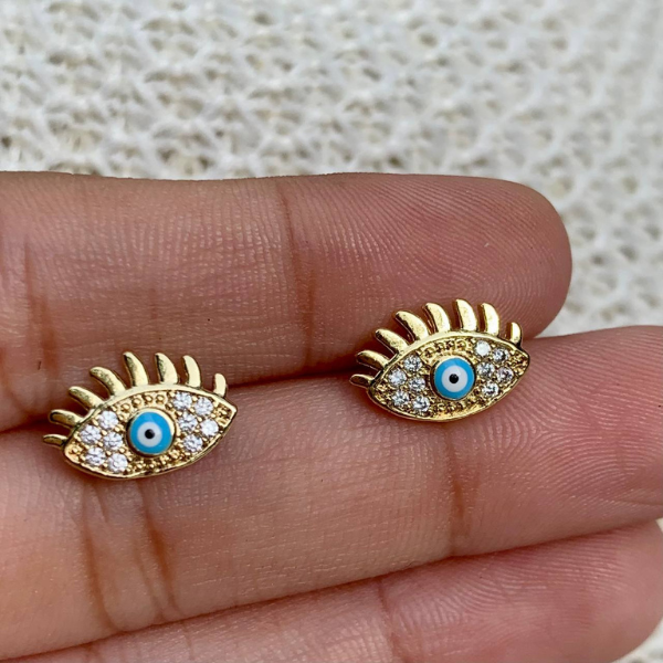 Evil Eye Small Studs