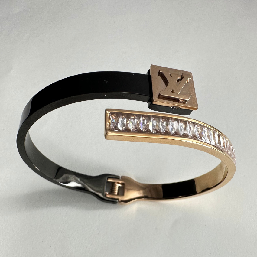 Louis Vuitton Inspired Diamond Bracelet