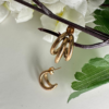 Gold Plated Triple Stranded Earrings