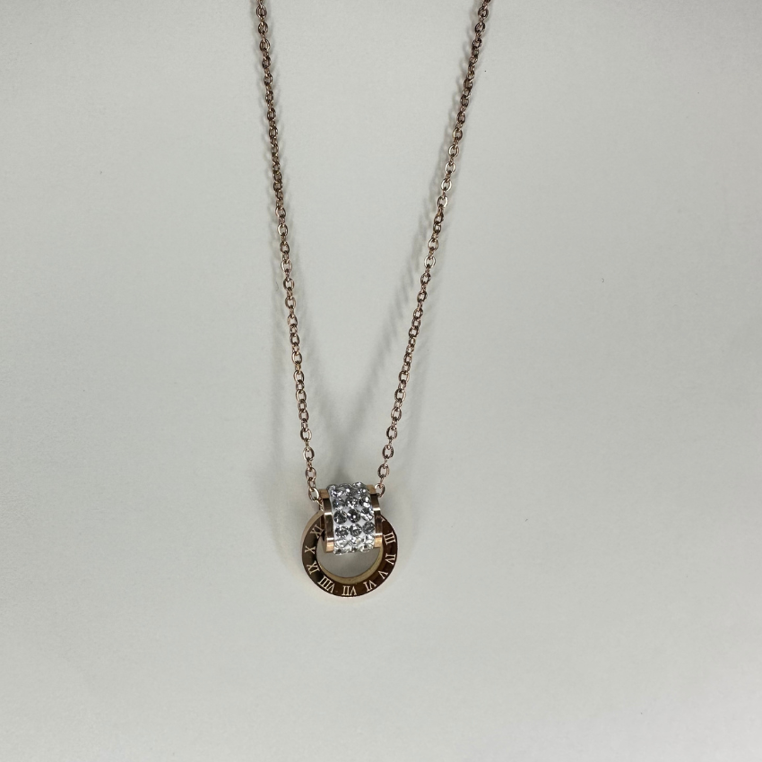 Roman Numeral Pendant Chain