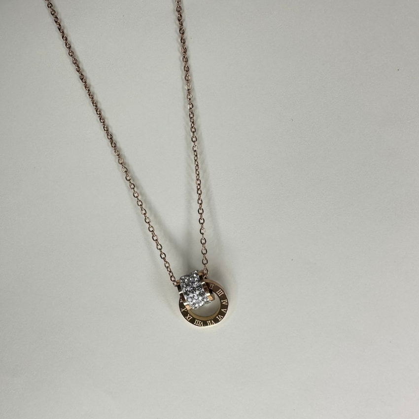Roman Numeral Pendant Chain