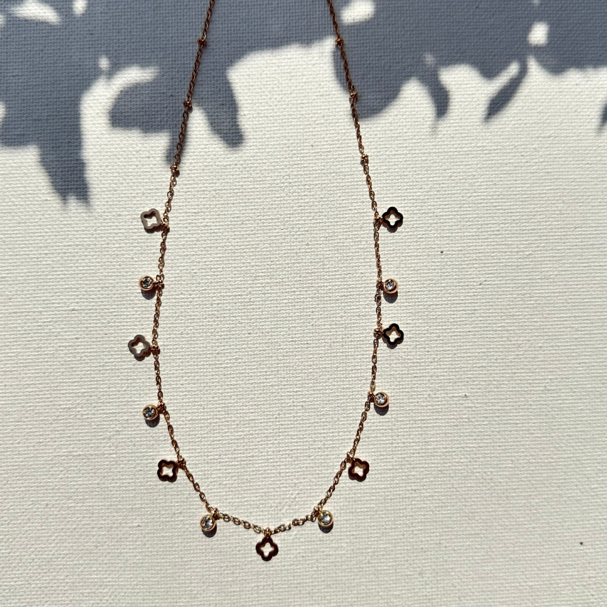 Fashionable Rose Gold Delicate Neck Chain