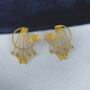 Golden Butterfly Stud Earrings