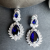 Cubic Zirconia | American Diamond Doublet Stone Dangler Earrings